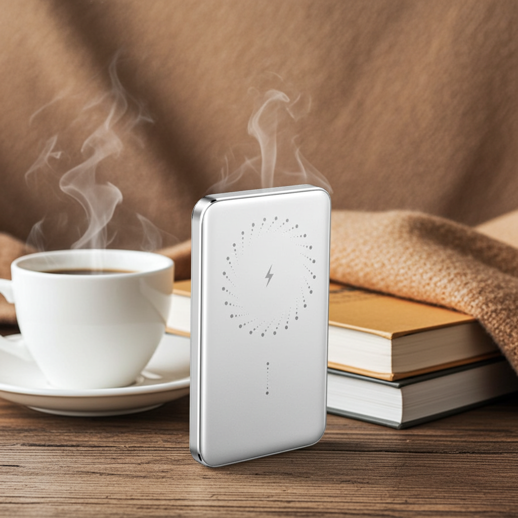 3-in-1 MagSafe Magnetic Wireless Power Bank – 10,000mAh Alloy