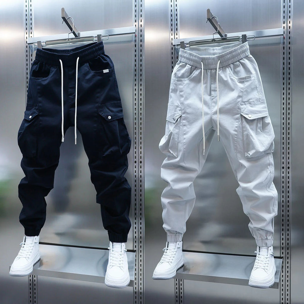 2025 New Men Joggers Autumn Sweatpants Spring Drawstring Casual Pants Workout Running Cotton Sports Trousers Men Clothing