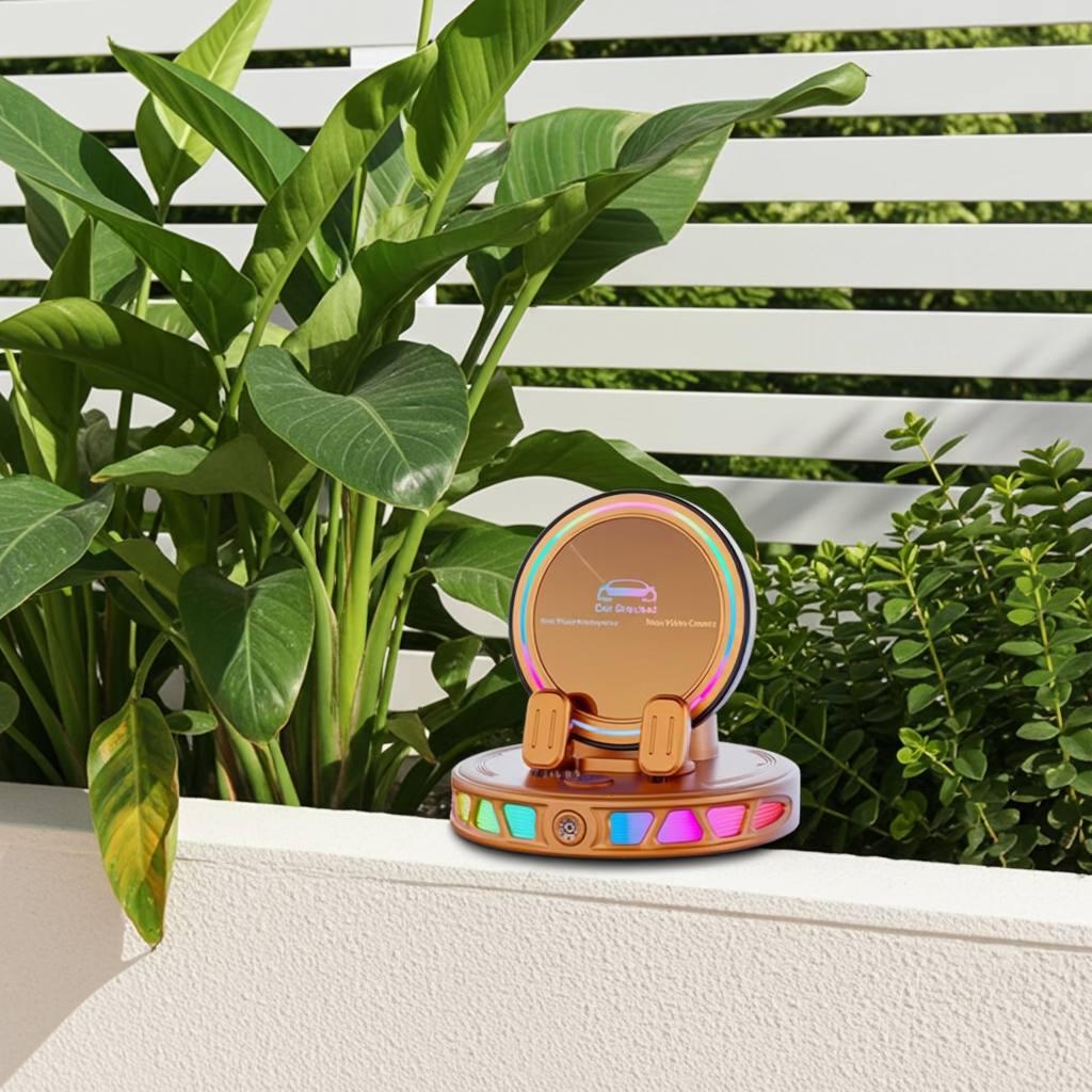Iridescent RGB Ambient Light Car Wireless Charging Stand